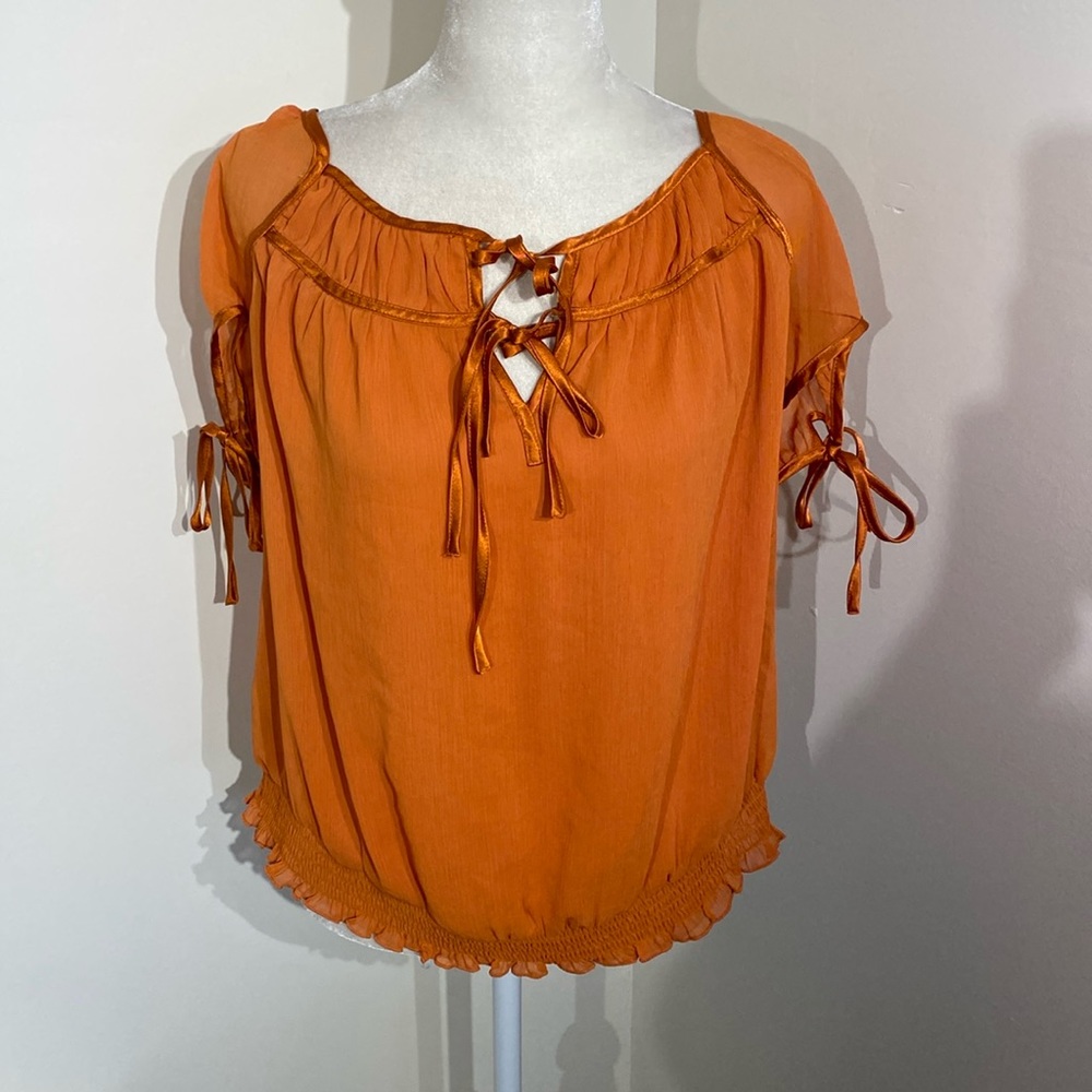 Lane Bryant Orange Blouse